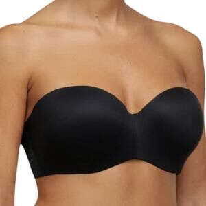 ^NWOT Chantelle Bra C13F50 Norah Comfort Strapless Convertible Black – 40D